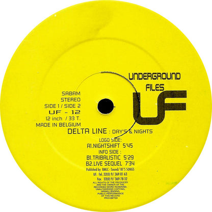 Delta Line : Day's & Nights (12")