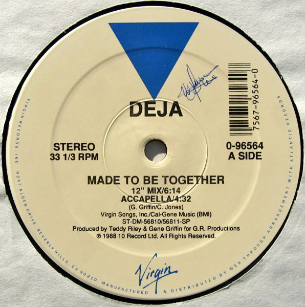 Déjà : Made To Be Together (12")