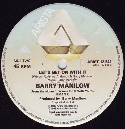 Barry Manilow : You're Lookin' Hot Tonight (12")