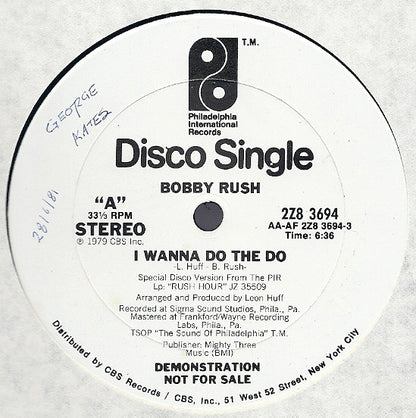 Bobby Rush : I Wanna Do The Do (12", Promo)