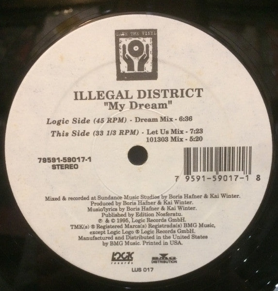 Illegal District : My Dream (12")