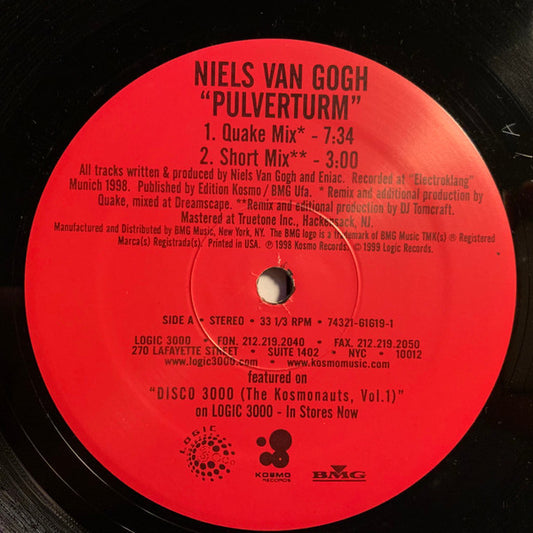 Niels Van Gogh : Pulverturm (12")