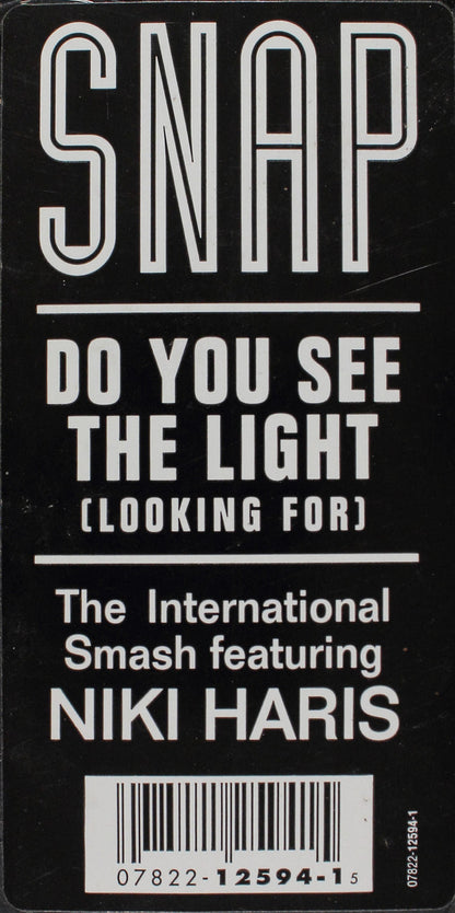 Snap* Featuring Niki Haris : Do You See The Light (Looking For) (12")