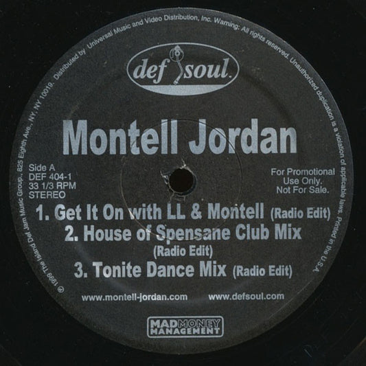 Montell Jordan : Get It On Tonite (With The Remix) (12", Promo)