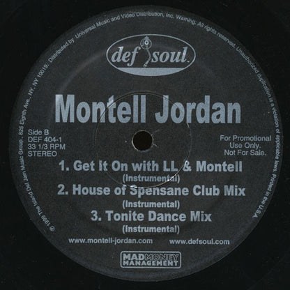 Montell Jordan : Get It On Tonite (With The Remix) (12", Promo)