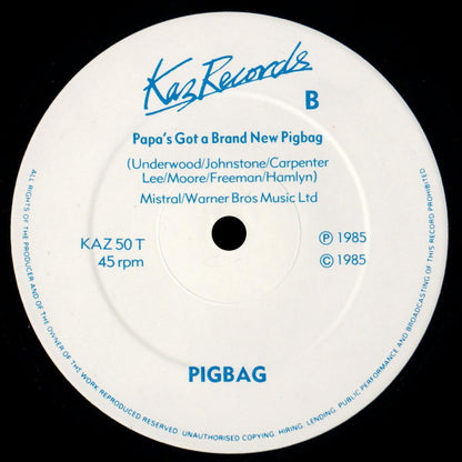 The Silent Underdog / Pigbag : Papa's Got A Brand New Pigbag (12")