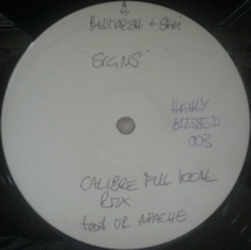 Badmarsh & Shri : Signs (Calibre Mixes) (12", W/Lbl)