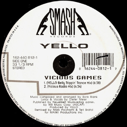 Yello : Vicious Games (12")