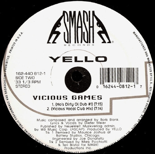 Yello : Vicious Games (12")