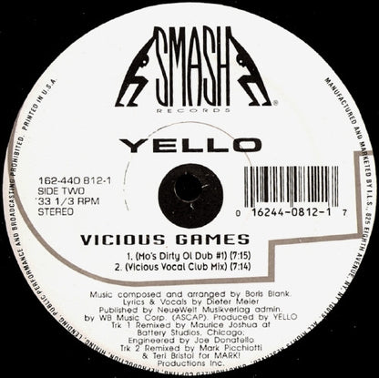 Yello : Vicious Games (12")