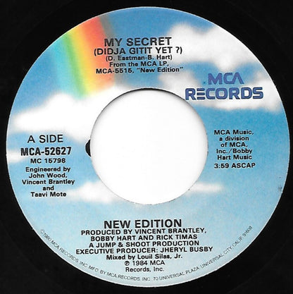 New Edition : My Secret (Didja Gitit Yet?) (7")