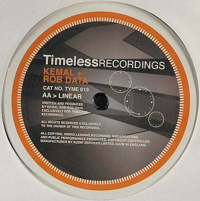 Kemal / Kemal + Rob Data : Plan B / Linear (12")