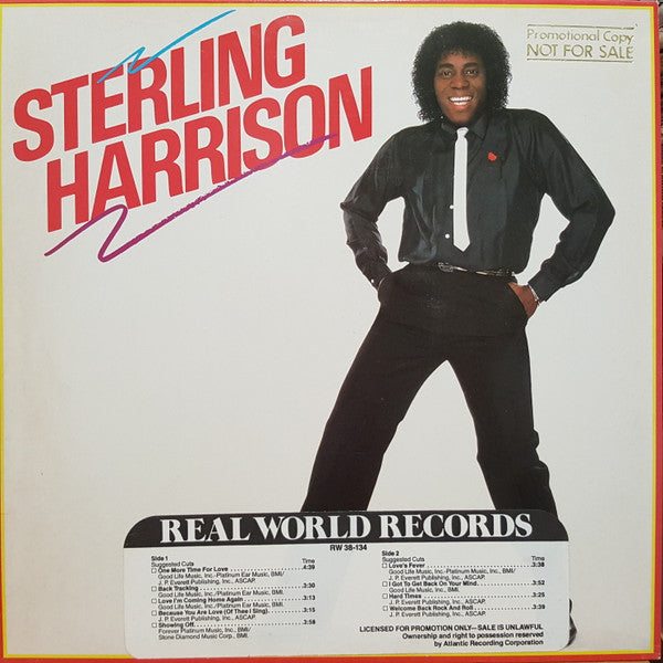 Sterling Harrison : Sterling Harrison (LP, Album, Mon)