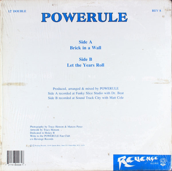 Powerule : Brick In A Wall (12")