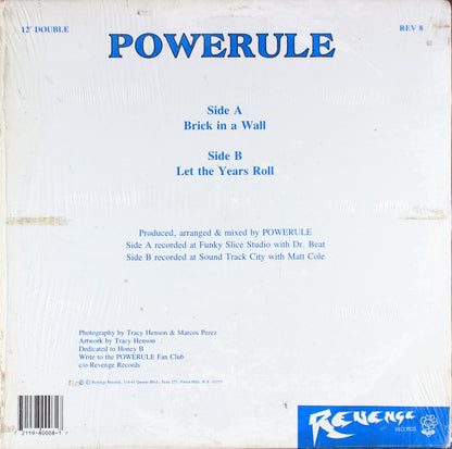 Powerule : Brick In A Wall (12")