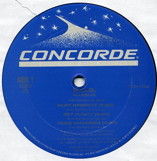 S.O.S. Massive : Nuff Respect / Get Funky (12")