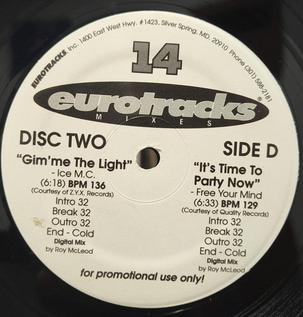 Various : Eurotracks Mixes Issue Fourteen (14) (3x12", Promo)