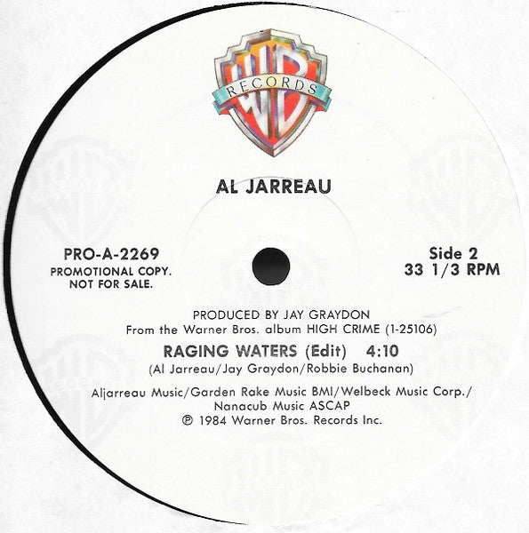 Al Jarreau : Raging Waters (12", Promo)