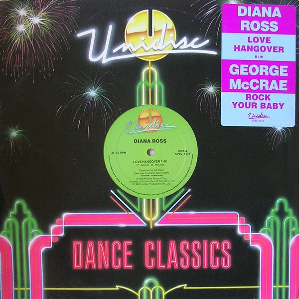 Diana Ross / George McCrae : Love Hangover / Rock Your Baby (12", Gre)