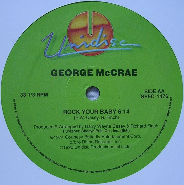 Diana Ross / George McCrae : Love Hangover / Rock Your Baby (12", Gre)