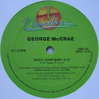 Diana Ross / George McCrae : Love Hangover / Rock Your Baby (12", Gre)