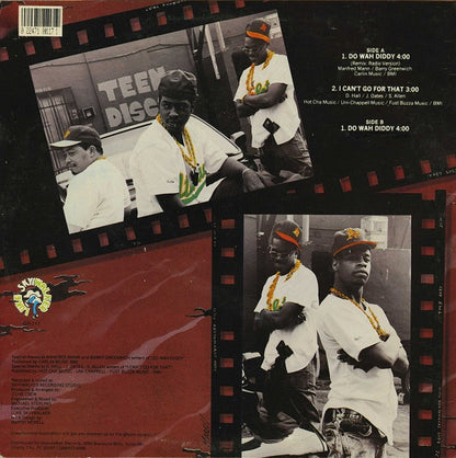 The 2 Live Crew : Do Wah Diddy (12", Promo)