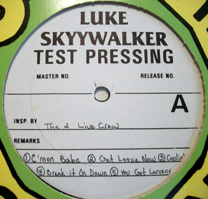 The 2 Live Crew : As Clean As They Wanna Be (LP, Album, TP)