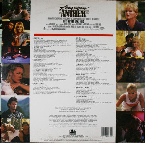 Various : American Anthem (Original Motion Picture Soundtrack) (LP, Album)