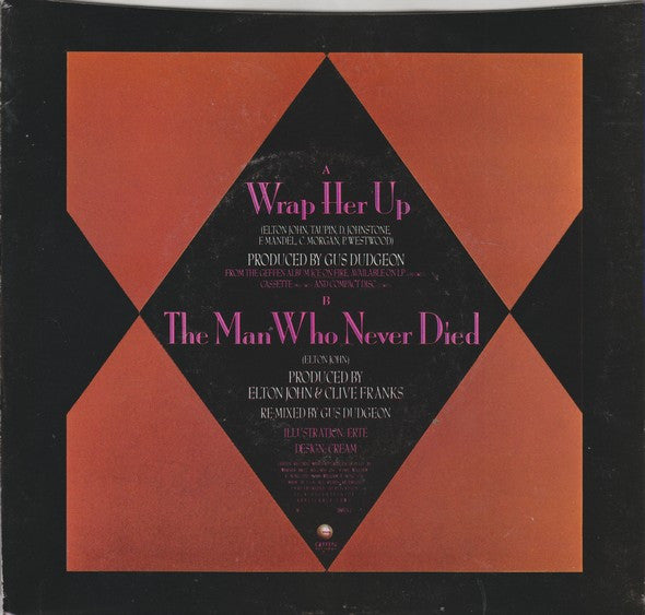 Elton John : Wrap Her Up (7", Single, Spe)