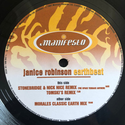 Janice Robinson : Earthbeat (12")