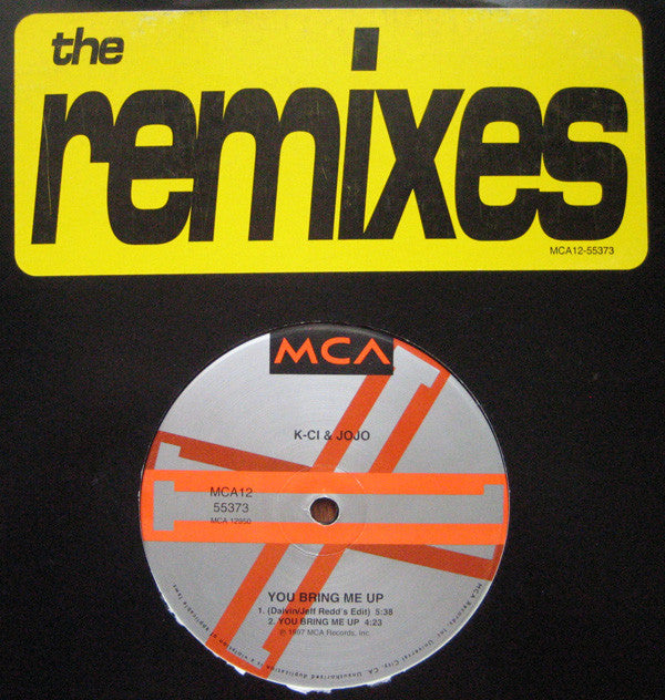 K-Ci & JoJo : You Bring Me Up (The Remixes) (12")