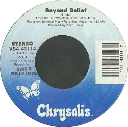 Billy Idol : Sweet Sixteen (7", Single)