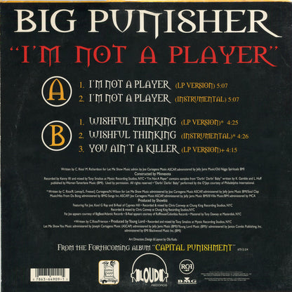 Big Punisher : I'm Not A Player (12")