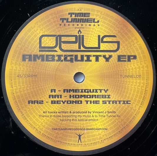 Opius : Ambiguity EP (12", EP)