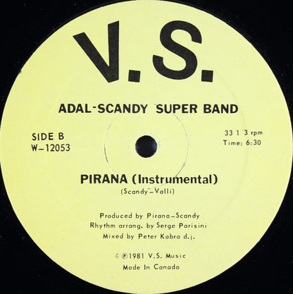 Adal-Scandy Super Band : Pirana (12")