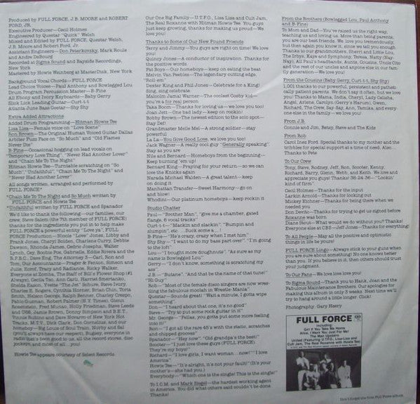 Full Force : Full Force Get Busy 1 Time! (LP, Album, Pit)