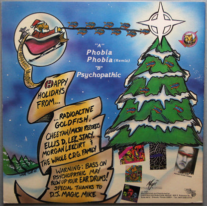 Radioactive Goldfish : Phobia / Psychopathic (12", Ltd, Promo, Gre)