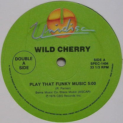 Wild Cherry / The S.O.S. Band : Play That Funky Music / Just Be Good To Me / Take Your Time (Do It Right) (12", Gre)
