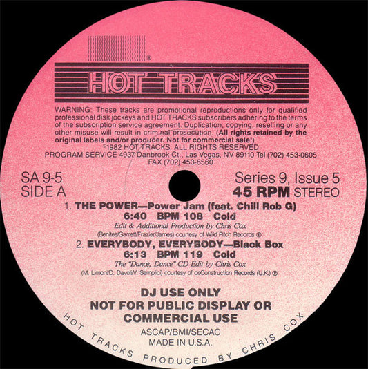Various : Hot Tracks - Series 9, Issue 5 (3x12", Comp, Promo)