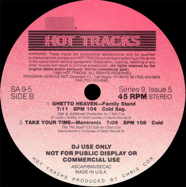 Various : Hot Tracks - Series 9, Issue 5 (3x12", Comp, Promo)