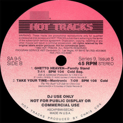Various : Hot Tracks - Series 9, Issue 5 (3x12", Comp, Promo)