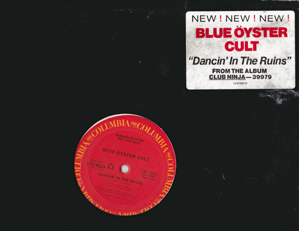 Blue Öyster Cult : Dancin' In The Ruins (12", Single, Promo)