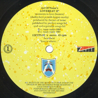 heArt Of Noise* : Moments In Love (Beaten) (12")