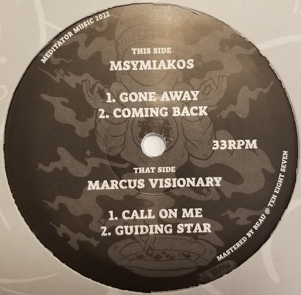 Msymiakos / Marcus Visionary : Untitled (12", Blu)