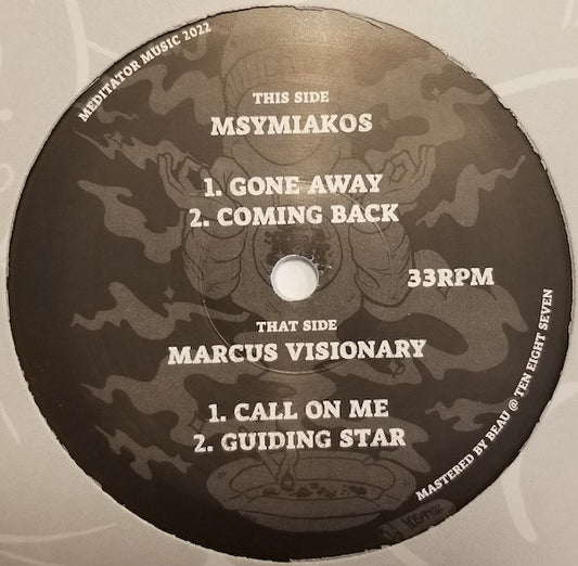 Msymiakos / Marcus Visionary : Untitled (12", Blu)