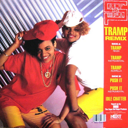 Salt 'N' Pepa : Tramp (Remix) (12", Red)