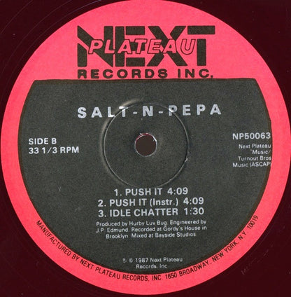 Salt 'N' Pepa : Tramp (Remix) (12", Red)