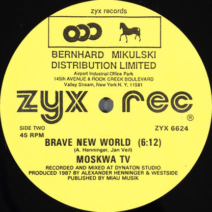 Moskwa TV : Moskwa Electronic / Brave New World (12")
