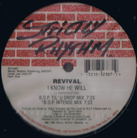Revival : I Know He Will (12")