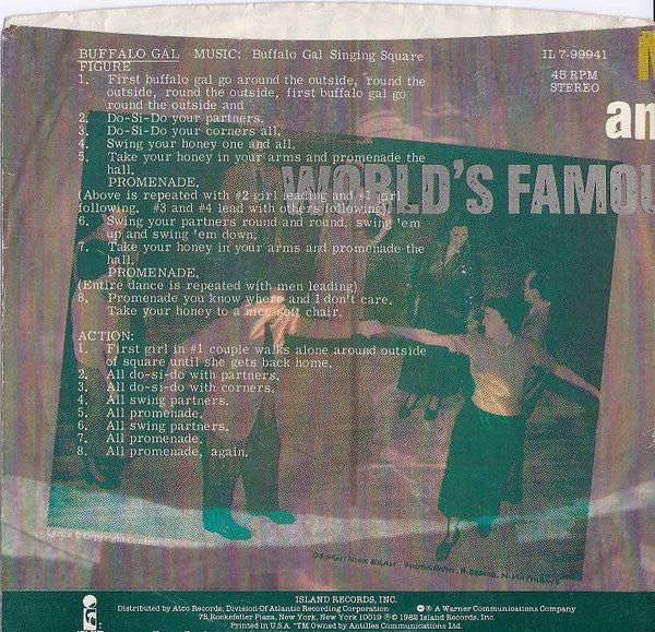 Malcolm McLaren And The World's Famous Supreme Team* : Buffalo Gals (7", Single, Promo, Styrene, AR )